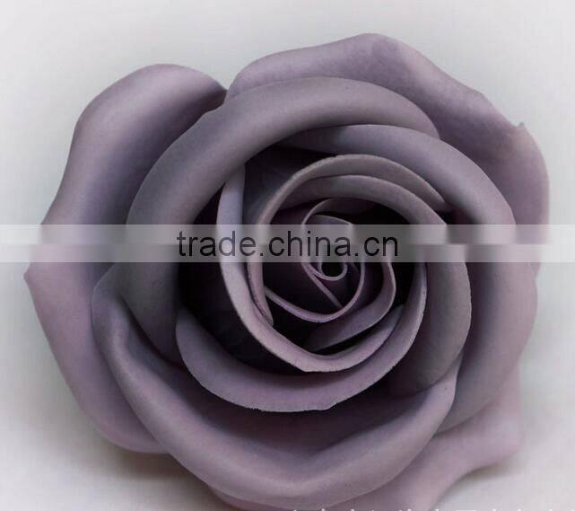 Cheap valentine's day gift artificial solid color soap flower in bulk