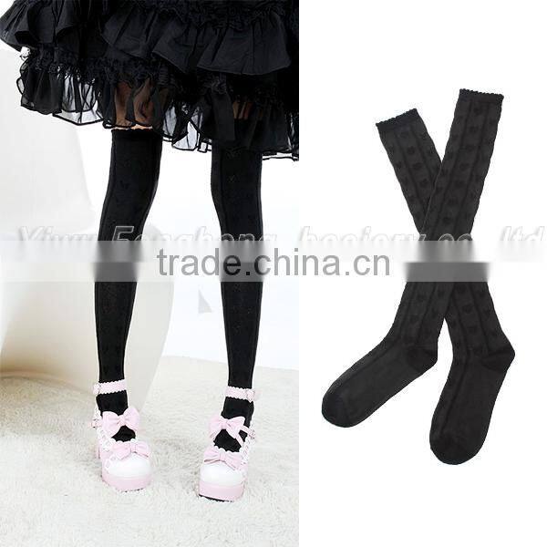 The autumn lovely knitting warm cotton stockings
