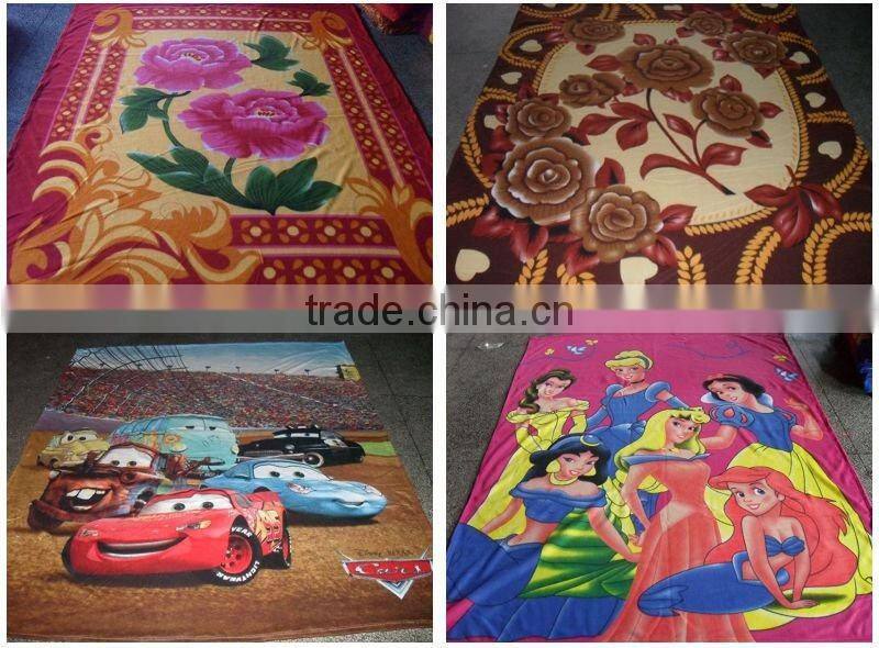 100% Polyester Plain Fleece Blanket