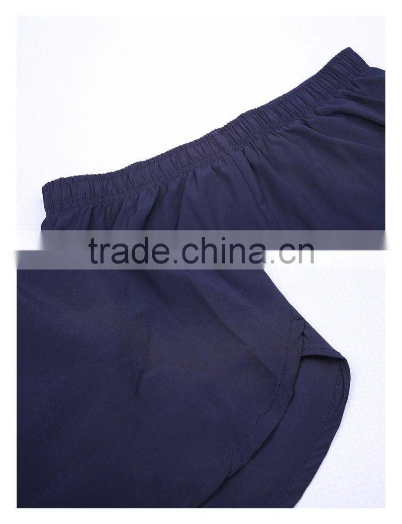 Custom Design Quickly Dry Color Plain Gym Sports Shorts