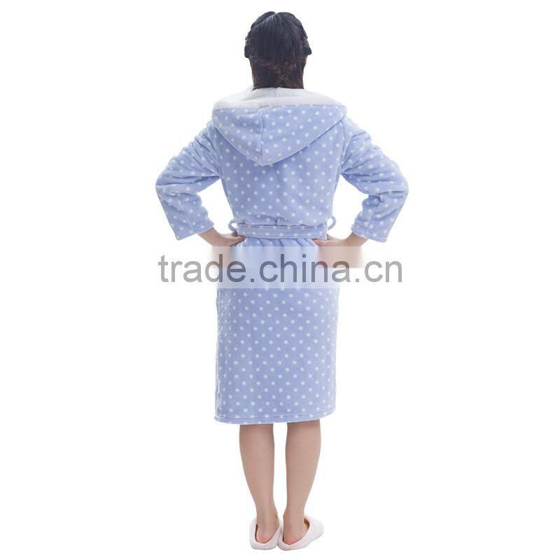 USA market wholesale hooded bathrobe for women