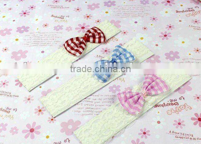 2014 new design baby hair accessories with flower