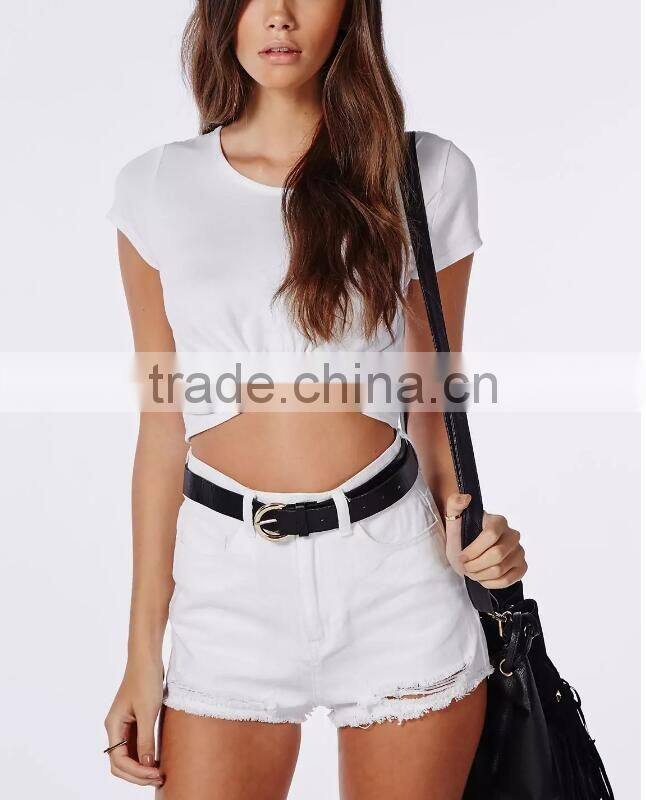 2017 Summer Custom Single Short-sleeve Round Neck Woman T Shirt