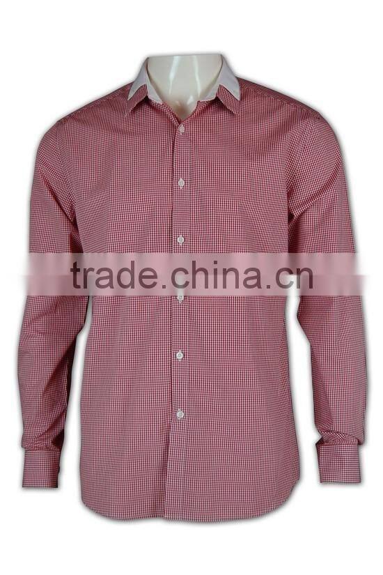 100% Cotton Design china made red long sleeve men fashion designer shirts