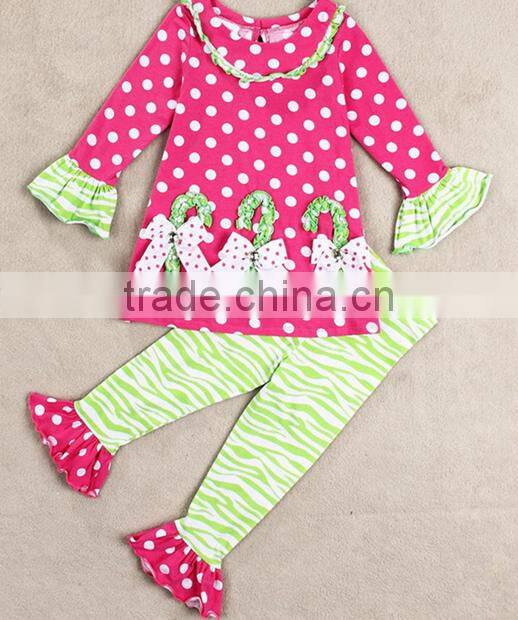 Factory manufactures children clothes Girl's fine orange stripe suit