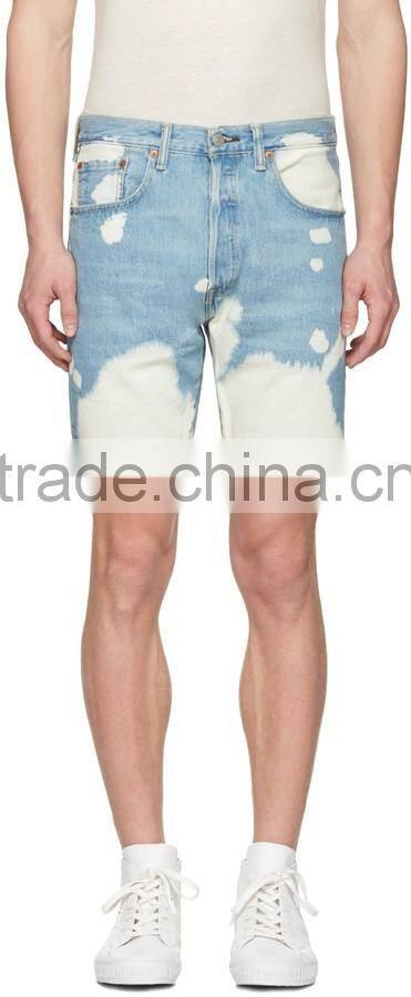 Wholesale Casual cheap summer short pants straight ripped mens denim shorts