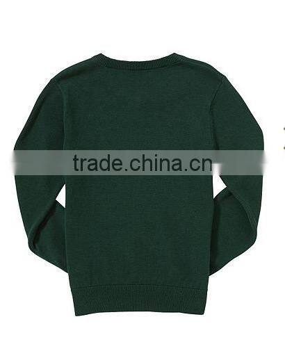 Latest new design unisex brand school uniform jumper factory