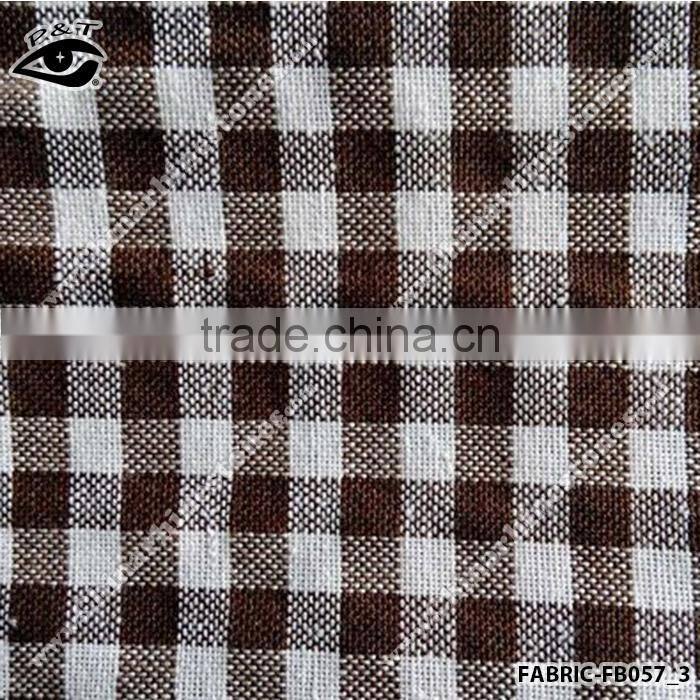 8x8mm checker design cotton fabric gingham check pure cotton fabric yarn dyed fabric