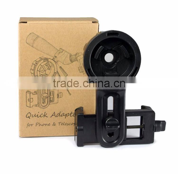 Astronomical Telescope Mobile Phone Transfer Clip Universal Cell Phone Holder Single Cylinder Cell Phone Clip Telescopic Adjustm