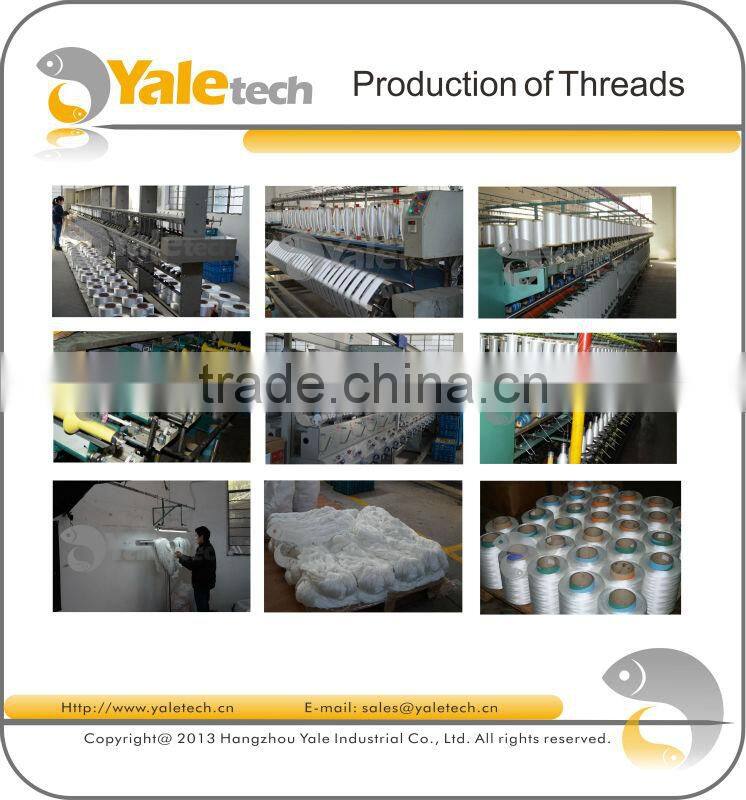 High tenacity filament sewing thread 1500D*3 white