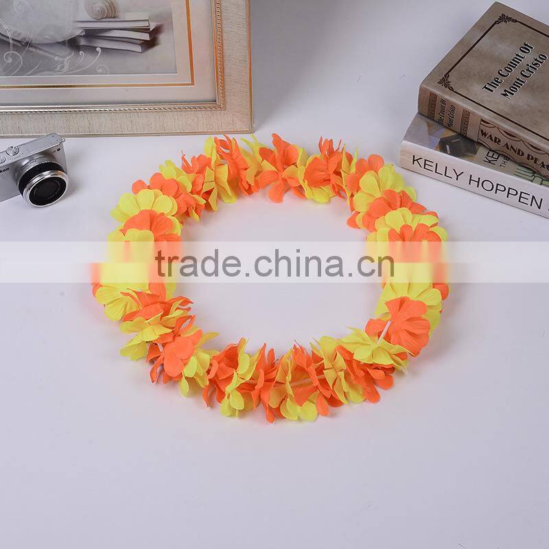 High Quality Hawaii Flower Necklaces Hula Lei Garland For Party Dance