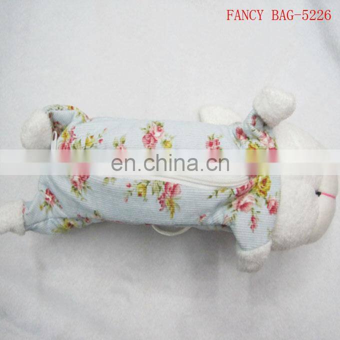 Custom Lovely Rabbit shaped Pencil Bag cheap Wholesale