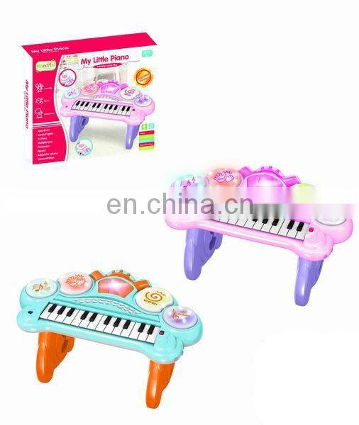 HIgh quality Cheap colorful musical Paino toys with Microphone