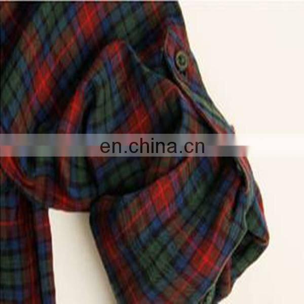 Lady's Woven Yarn Dye Check Shirt