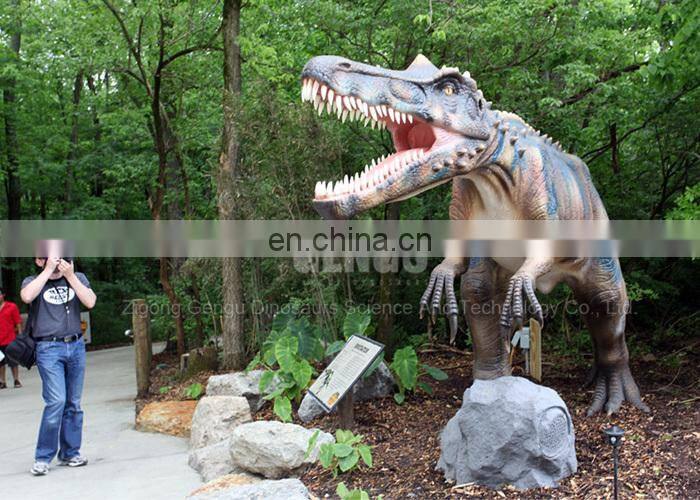 Silicone rubber model for dinosaur park