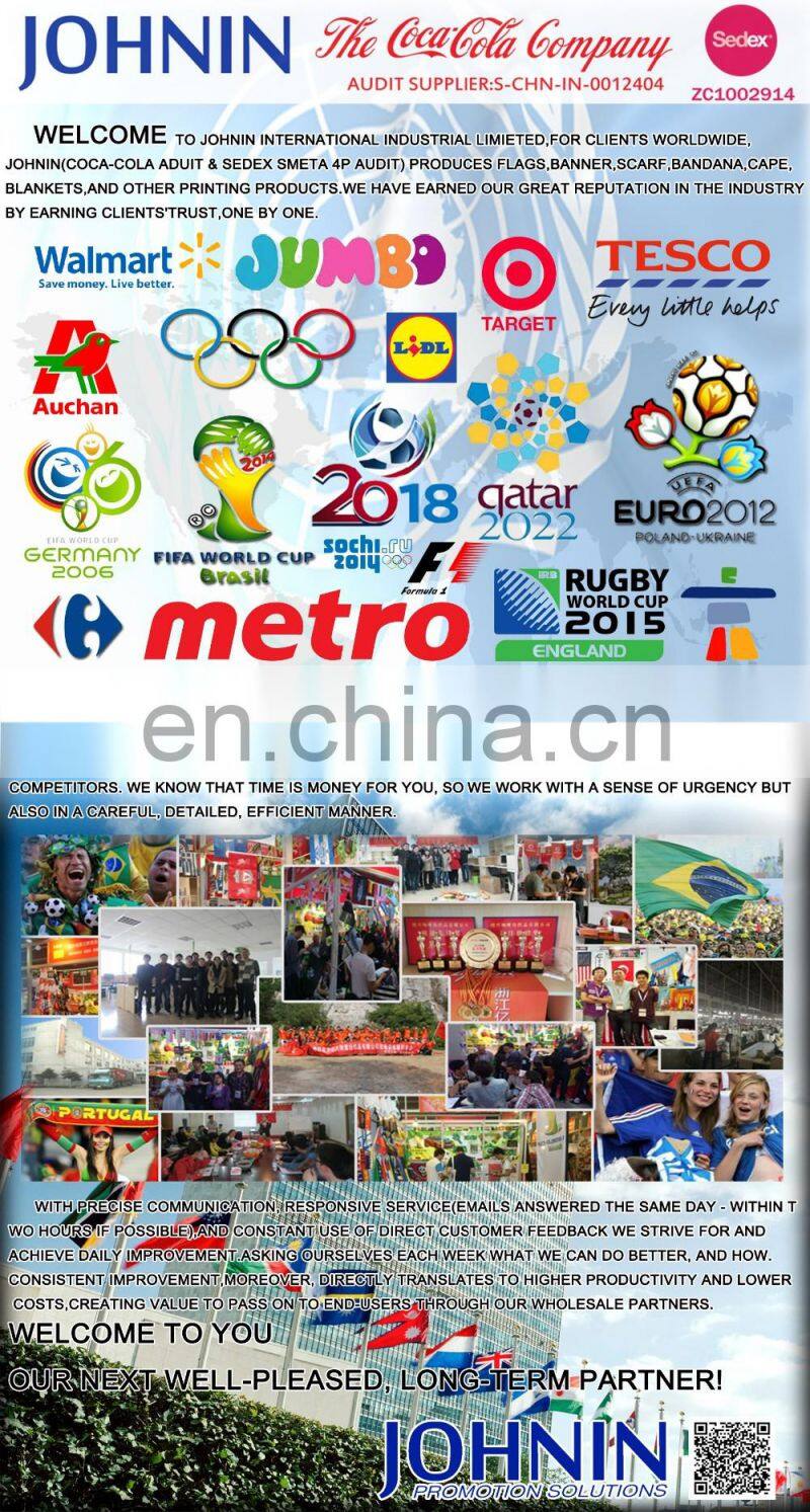 Fast shipping high quality wholesale durable custom team sport safty flag