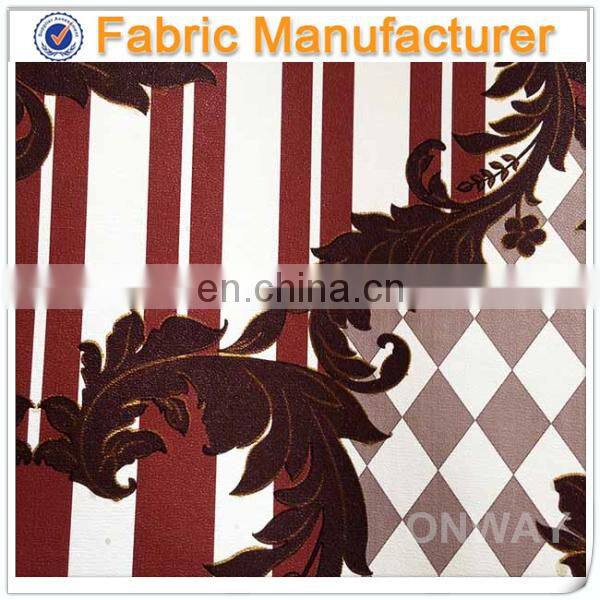 zhejiang onway textile snake leather fabric mixed leather and fabric sofas faux suede leather fabric