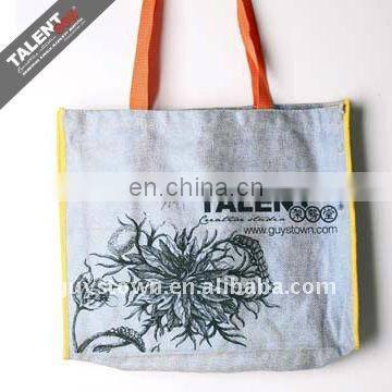 custom private silk screen printing fabric Shopping Bag
