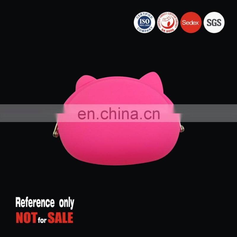 Hot sale OEM-friendly 3D mini custom silicone coin wallet