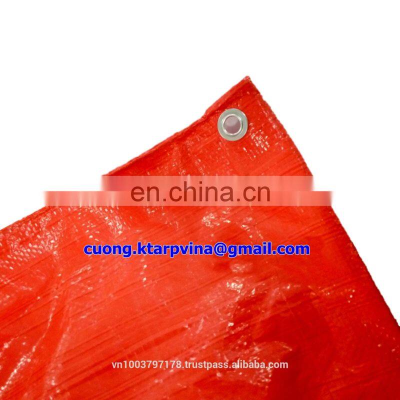 ORANGE TARPAULIN - LIGHT WEIGHT - 80 GSM