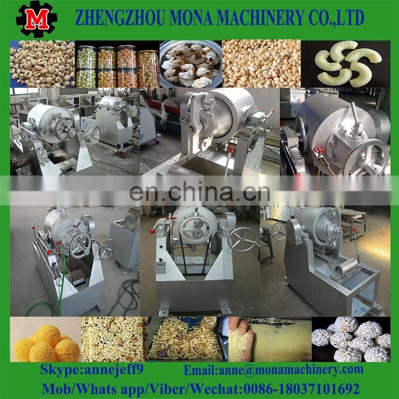 Hot air popcorn machine for corn maize rice wheat/corn popped machine/rice puffed making machine