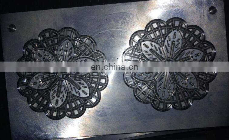 Industrial Semi Automatic Crispy Egg Roll Maker Ice Cream Cone Baking Italy Pizzelle Cookies Making Machine For Sale