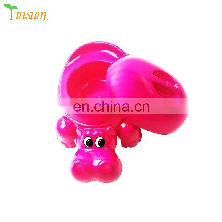 High quality materials baby potty cartoon style baby potty toilet plastic