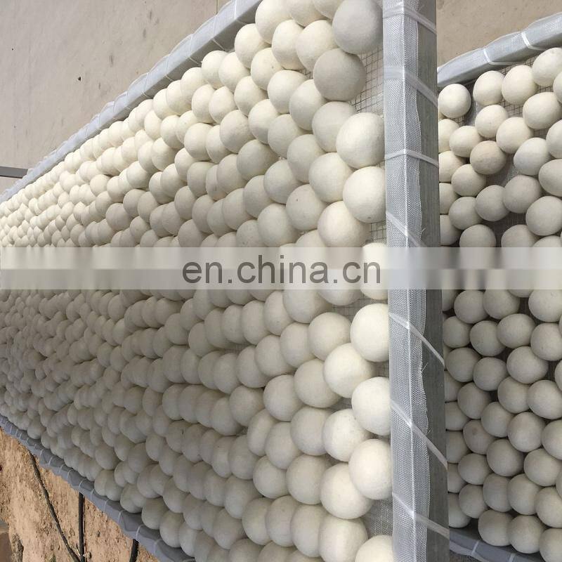 we can print logo on it felt balls 2cm wool