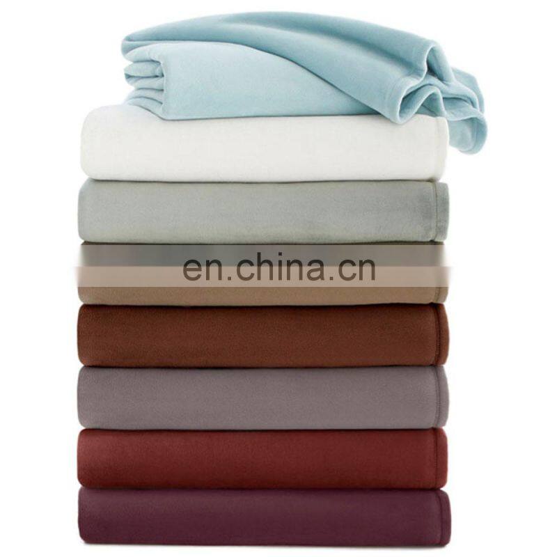 Customized Polyester Warm Blanket Flannel Fleece