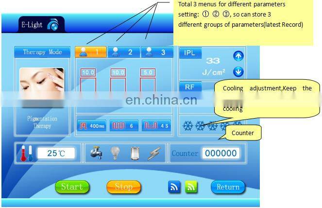 3 in 1 Multifunction beauty machine china ipl hair removal shr opt elight laser machine