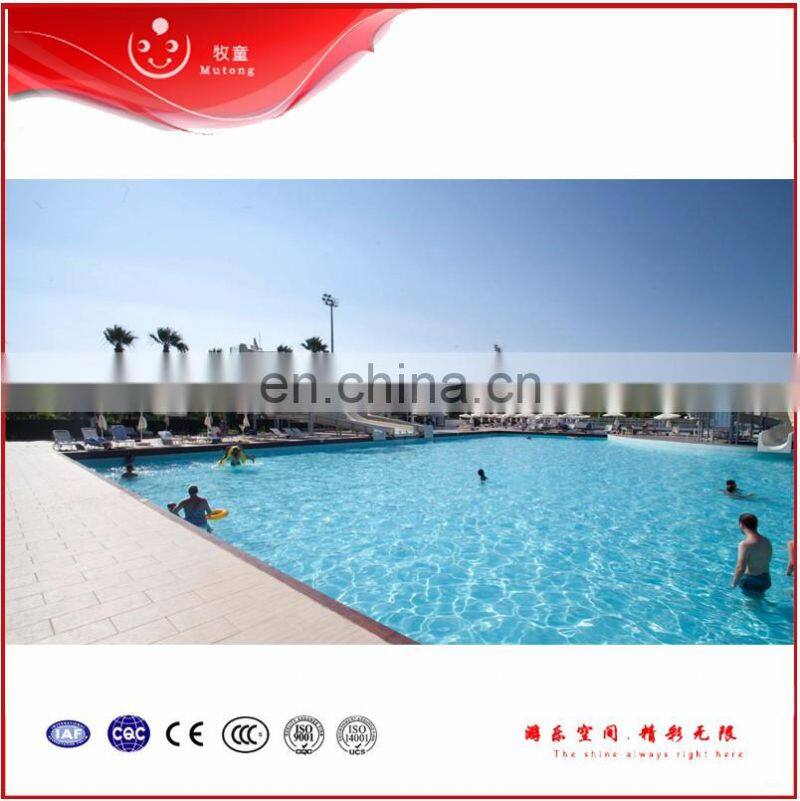 One-Tube Open Spiral Fiberglass Water Play Park Slide For Adults