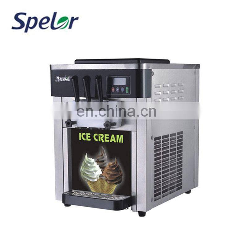 Stainless Steel Micro-Computer Controlled Quick Automatic High Grade Ice Cream Machine Self Serving Making