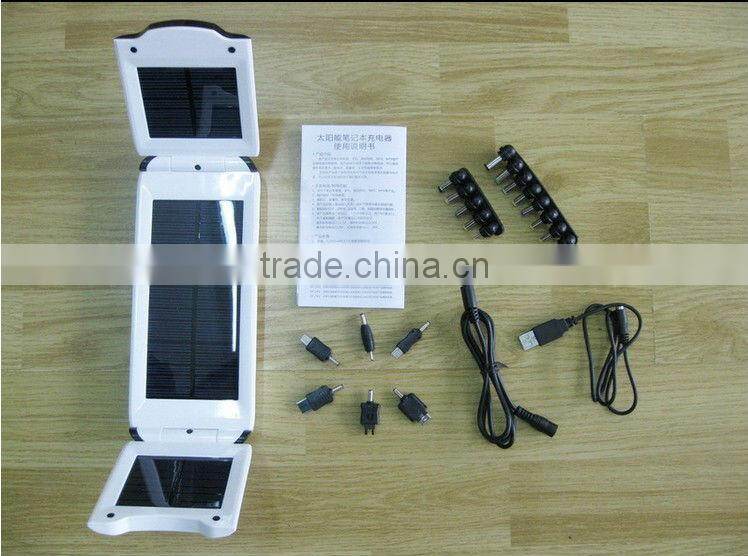 12000mah Foldable solar laptop charger for notebooks eBooks tablet PC laptops mobile phones