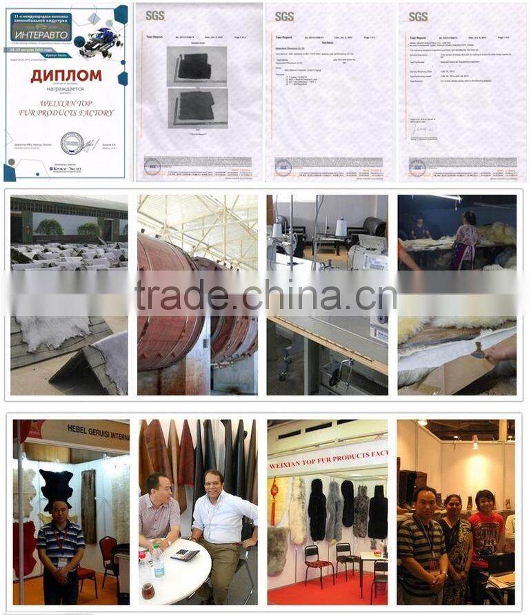 warm plush fur collar cow suede upper sheepskin lining men leather slipper