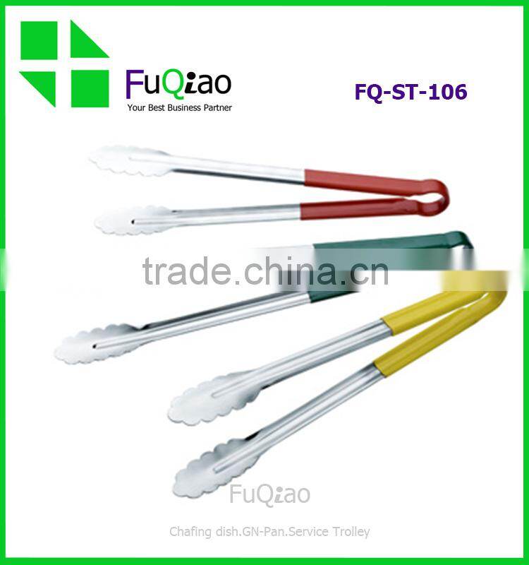 Cooking Tools Stainless steel metal BBQ Salad Food Tong