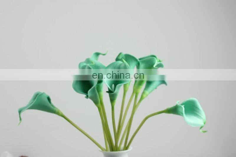 5cm head calla lily artificial flower 10pcs/lot PU real touch flowers home decoration wedding bouquet Decorative Flower