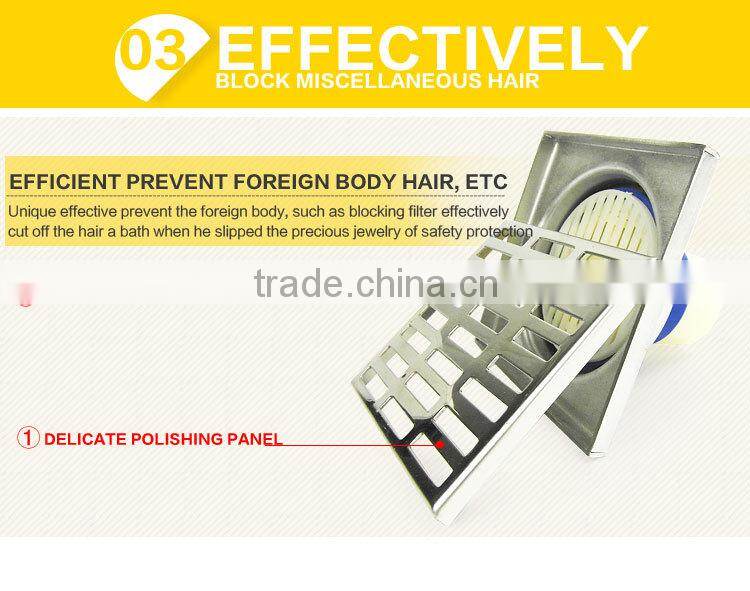 WESDA Bathroom Accessories Stainless steel anti-odor floor drain(2614)