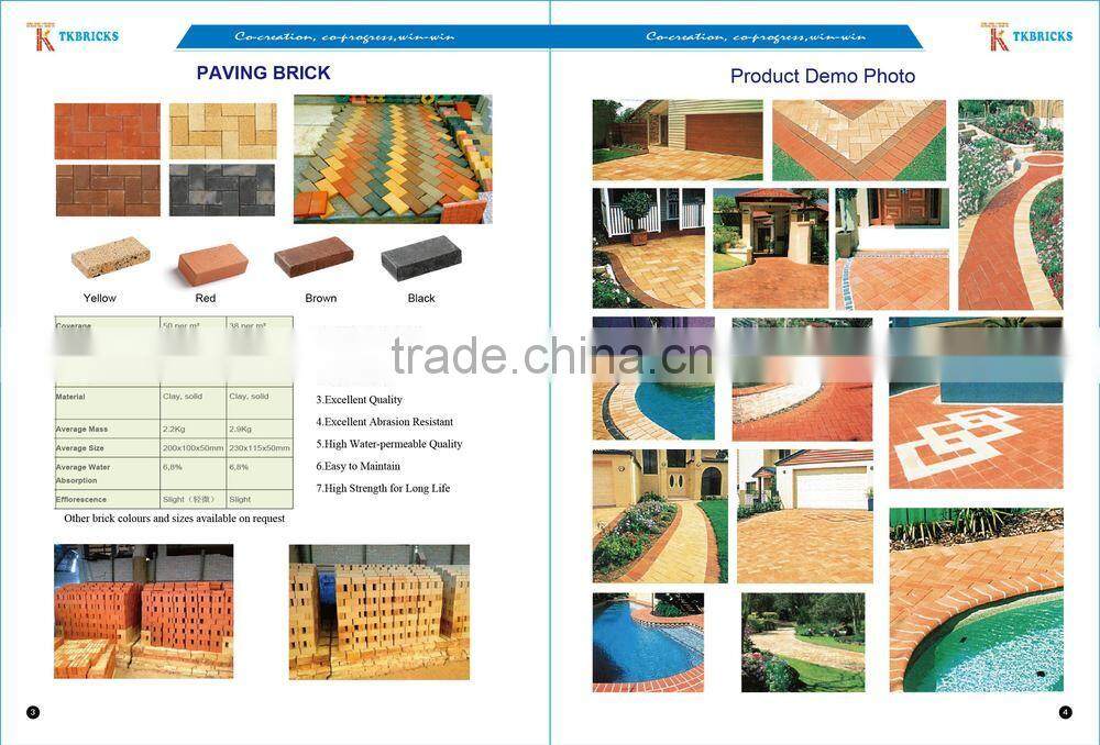 Low Porosity Clay Cobbles, Clay Brick for Sale