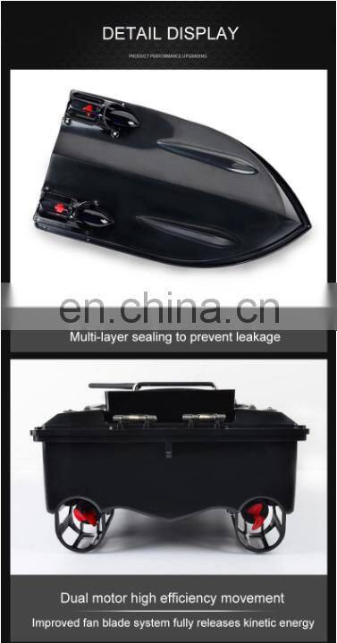 Strong waterproof rc fish bait boat with wireless remote control(RC)500m distance