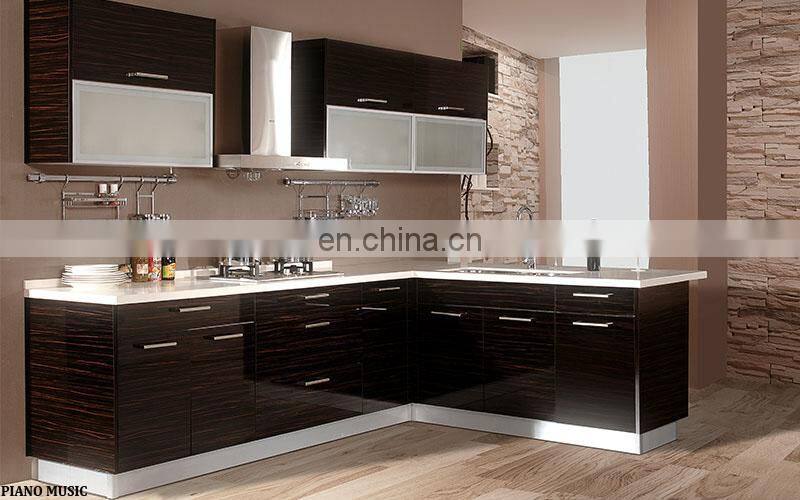 TEXTURED WOOD FINISH DARK WOOD / BROWN OAK / PALE PINE Kitchen Cabinets