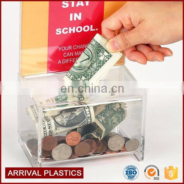 Wholesale Acrylic Raffle Ticket Drum Raffle Box