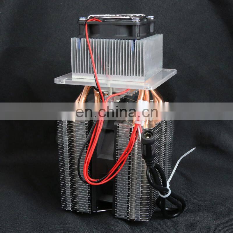 DIY Semiconductor Cooling Refrigeration Device Homemade Small Refrigerator Air Conditioner with Power