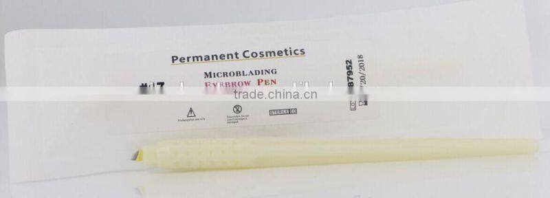 Disposable Microblading #U, #7, #12,#14, #17 Permanent Makeup Hairstroke Eyebrow Manual Pen