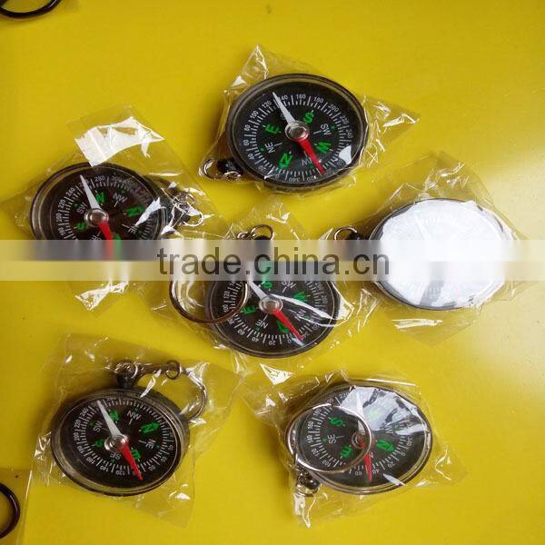 Factory Cheap promotions Fashion Compass Keychain