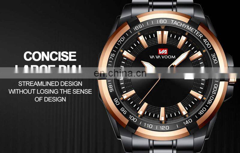 VA VA VOOM 2401 Mens Quartz Watch Leisure Fashion sport waterproof Luxury Men Watch