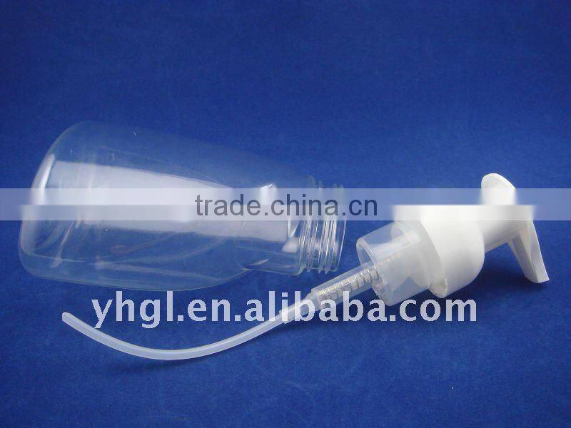 PET hand wash foam pump bottle