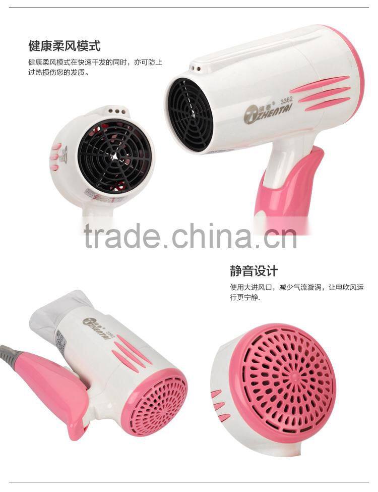 Low price Hair drier ,Alibaba China supplier ,Portable Travel Hair Dryer Folding Hand Dryer