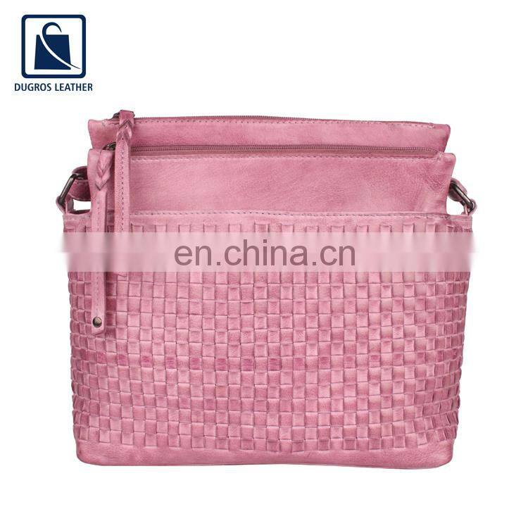 Factory Price Optimum Quality Stylish Fashion Modern Design Genuine Leather Women Sling Bag for Bulk Purchase