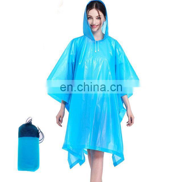 Eco-friendly PEVA Raincoat Wholesale