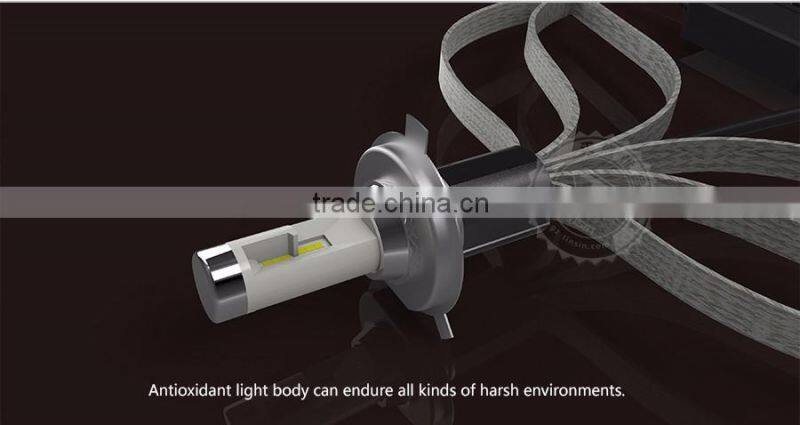 2016 latest products all in one fanless 880/881 5202(h16) D1S D2S D3S D4S R4 h4 led lights